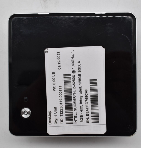 Intel NUC NUC5I5RYH Mini PC i5-5250U @ 1.60GHz 16GB RAM 1TB HDD WIN10 - Bild 2 von 4