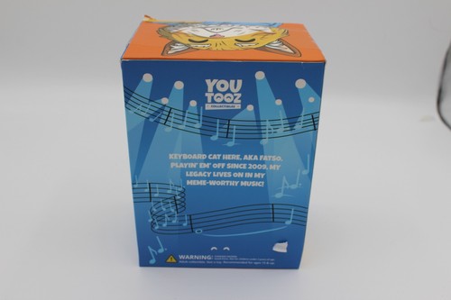 YOU TOOZ COLLECTIBLES KEYBOARD CAT AKA FATSO #33 VYNAL FIGURE MEME COLLECTION - Picture 5 of 7
