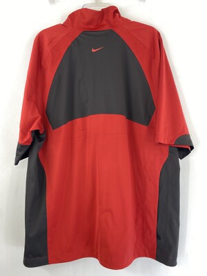 Nike Golf Storm Fit 5 Jacket Men's XL Red Short Sleeve EUC | eBay