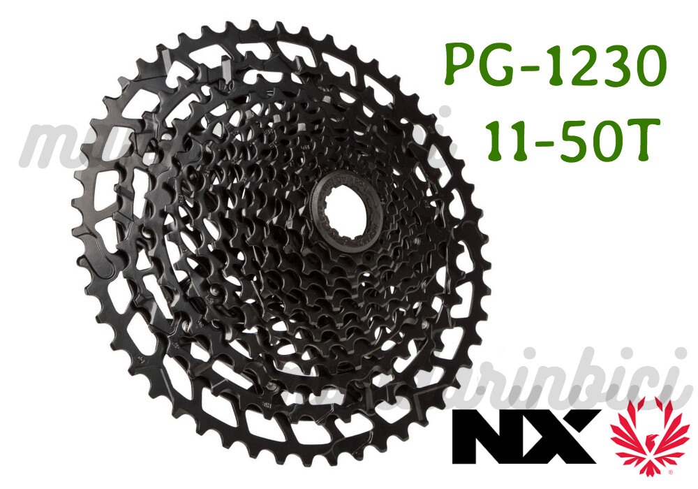 SRAM NX Eagle PG-1230 カセット 12速 11-50t SRAM NX Eagle PG-1230 Cassette (Black) (12 Speed) (Shimano