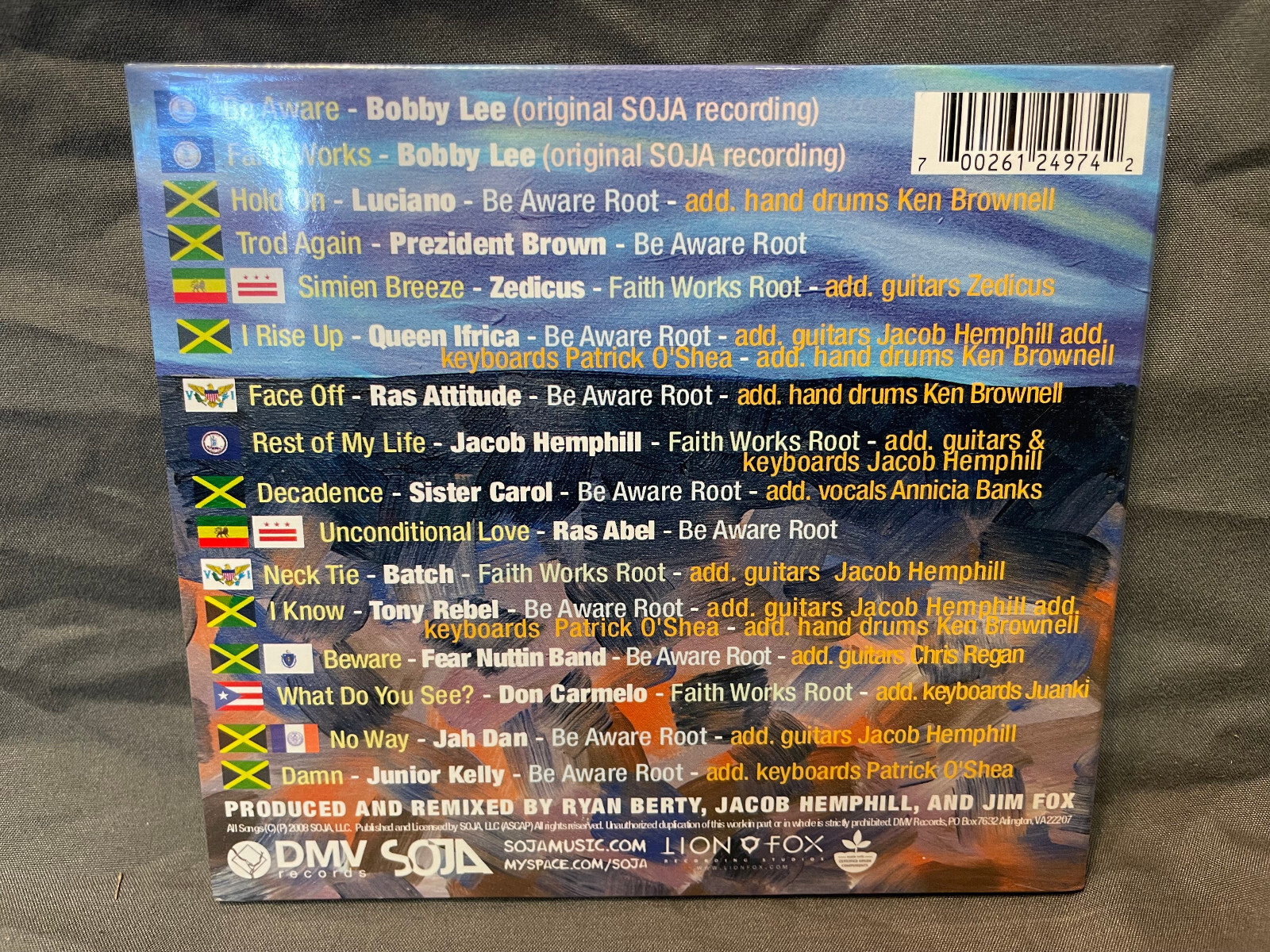 Syr Mahber Soja production CD SEALED reggae Bobby Lee Ras Attitude Jah ...