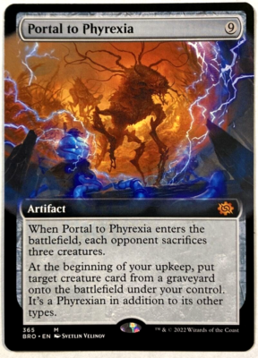 MTG Portal to Phyrexia *EXTENDED ART* The Brothers' War 365 NM