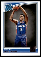 2018-19 Donruss Optic Khyri Thomas Detroit Pistons #173