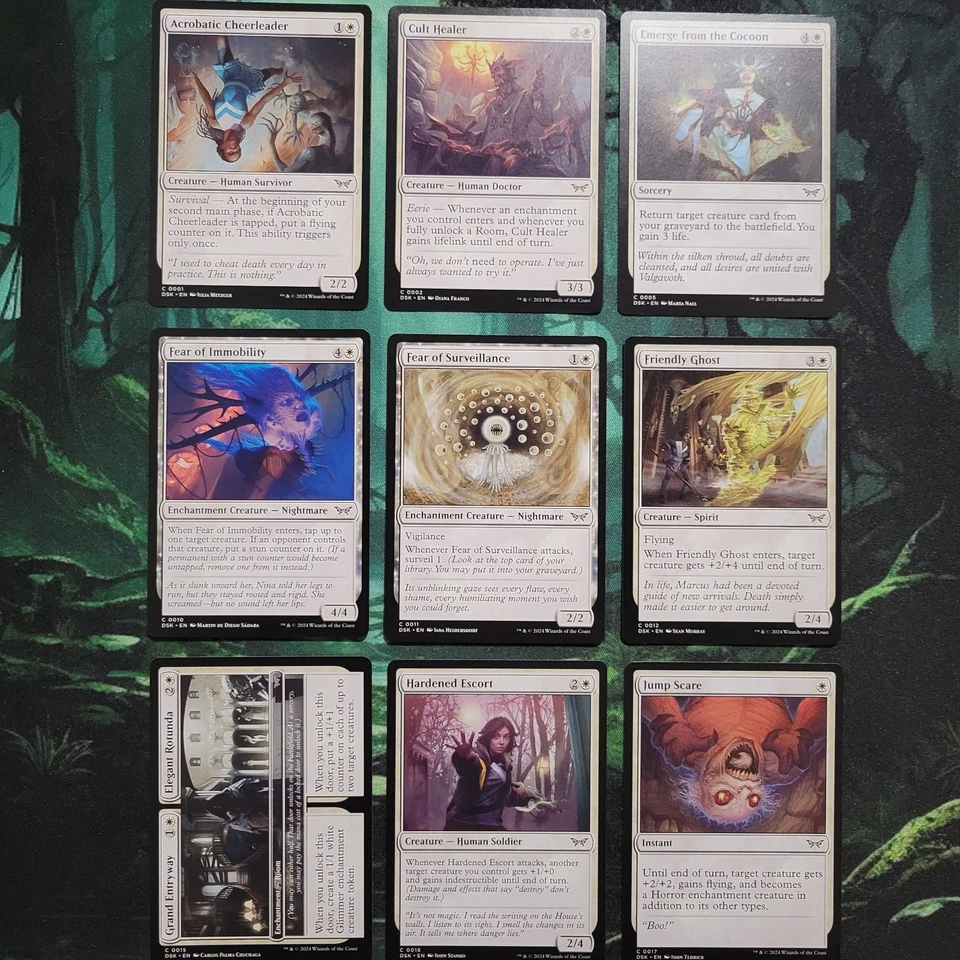 MTG Duskmourn: House of Horror A-Z List of Near Mint Commons, Tokens, Lands - Image 4 of 4