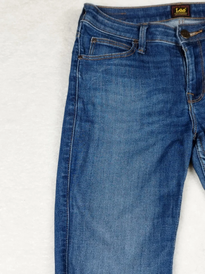 Lee 'Scarlett' Jeans - W28 L31 Mid Blue, Faded Style Slim Fit, Stretch Waist - Image 2 of 4