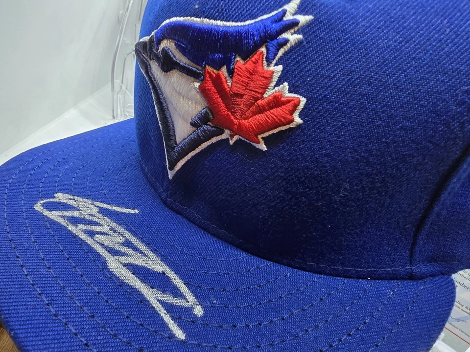 Vladimir Guerrero Jr Autographed Team Issued Hat Memorial Day Toronto Blue Jays - Image 4 of 4