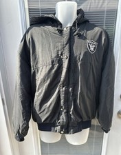 NFL Vintage Raiders 1980s Starter Hooded Parka Jacket Men's Size M