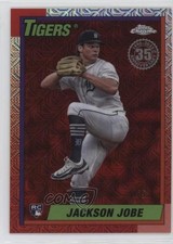 2025 Topps Series 2 Red Refractor /5 Jackson Jobe #T90C-116 Rookie RC
