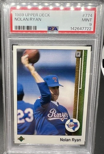 1989 Upper Deck NOLAN RYAN #774 PSA 9 Mint