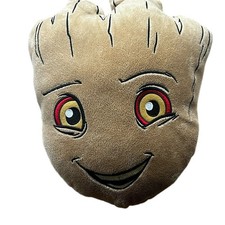 Marvel Guardians of the Galaxy Groot Head Soft Plush Pillow/attaching loops 13"