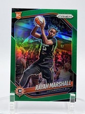 2025 Panini Prizm WNBA Prizms Green #47 Rayah Marshall (RC) Connecticut Sun