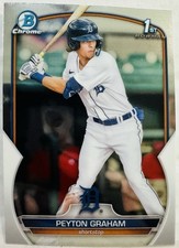 2023 Bowman #BCP-57 Peyton Graham Chrome Prospects Detroit Tigers