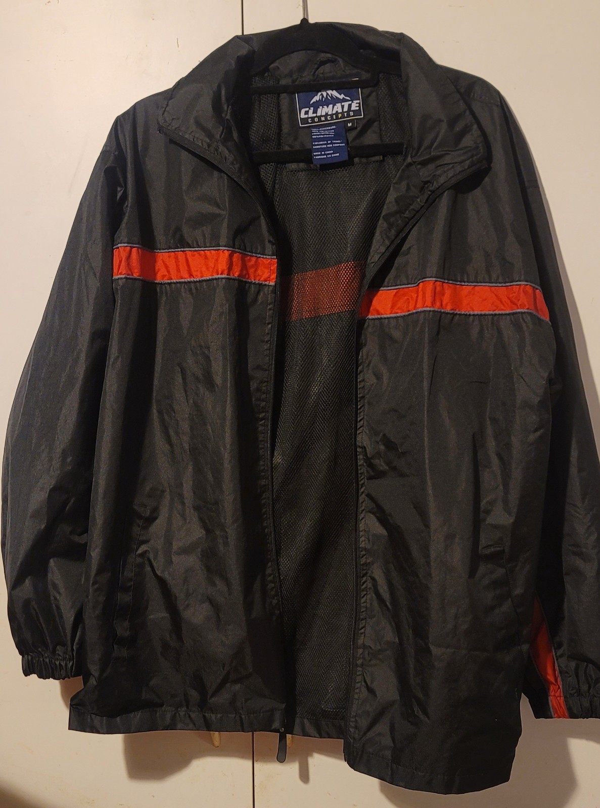 Climate concepts shell jacket Medium Black/ Black… - image 1