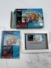 Super Mario Kart SNES Game Super Nintendo UK PAL Boxed & Complete CIB Tested ✅
