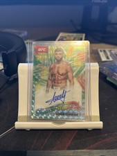 2025 Topps Chrome UFC Arman Tsarukyan Auto Green Geo Future Stars /99