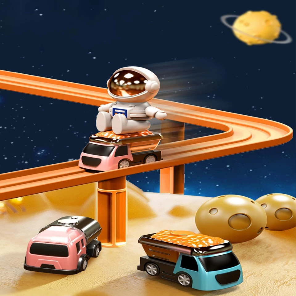 Giochi per Bambini Educativi Pista Macchinine Pista Macchinine Giocattolo - Immagine 4 di 4