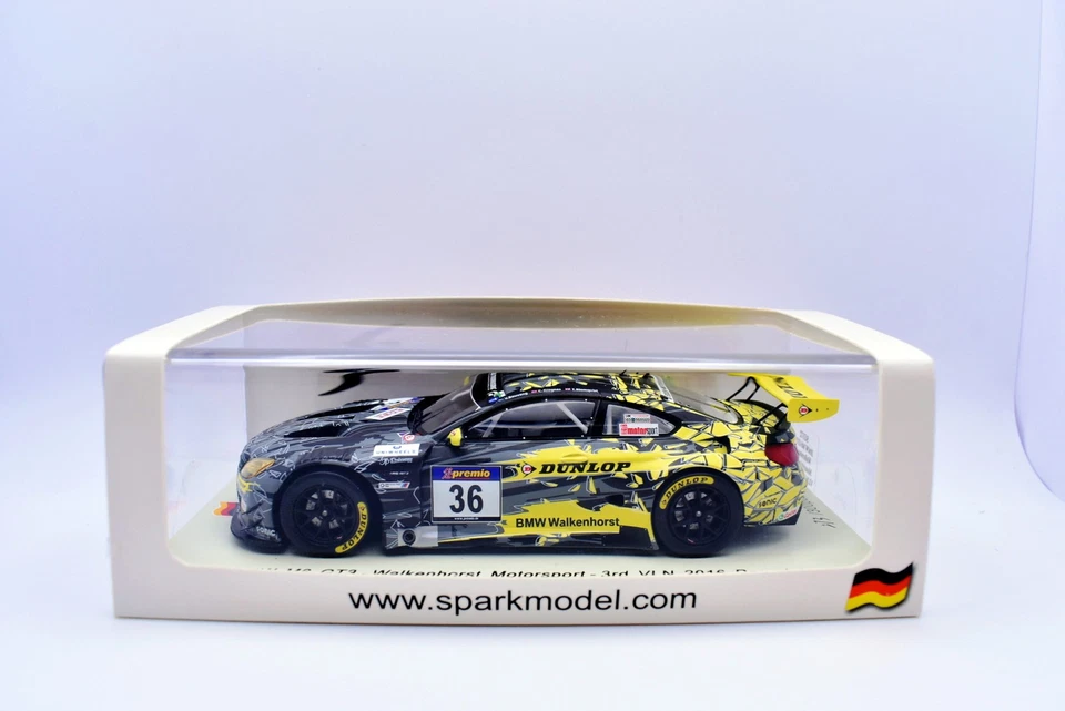 1:43 Scale BMW M6 GT3 Spark Road Vehicles Collection - Image 2 of 4