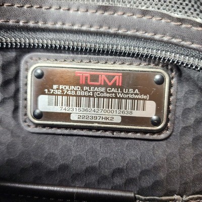 Tumi Alpha Bravo Kinser Backpack Hickory Ballistic Nylon Black