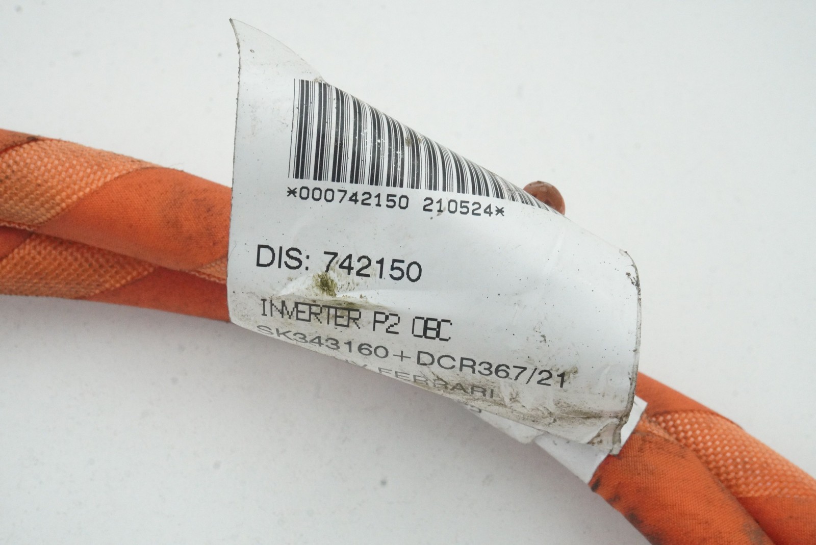 Power Inverter P2 High Voltage Wire Harness Cable 742150 Ferrari 296 F171 2024