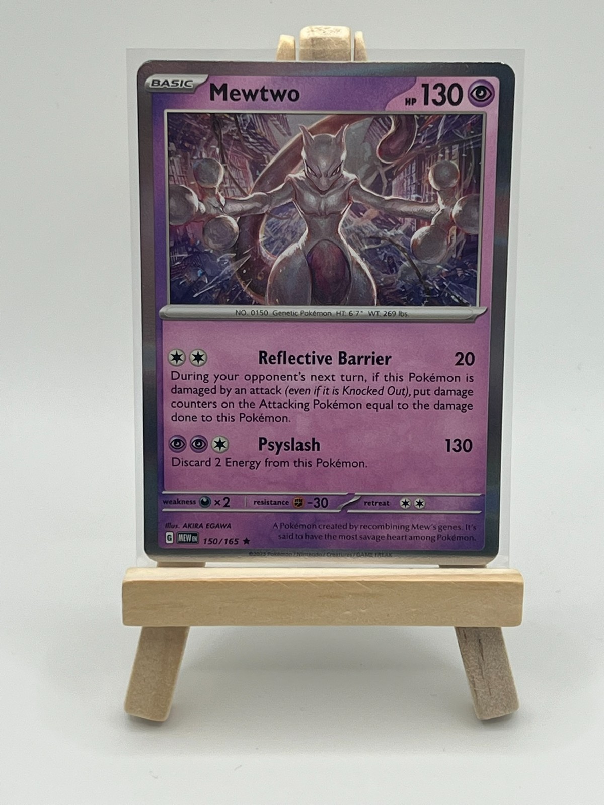 Mewtwo #150/165 SV: Scarlet & Violet 151 Holo Rare Pokemon Card NM