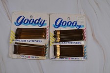 Vintage Goody Hair Large Bobbi Pins Roller Fastners Made in USA set of 2