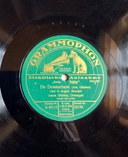 Schellackplatte von Anton G&uuml;nther, "Da Draaschank", 1930, 78U/Min