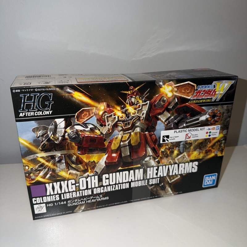Bandai 1/144 HG XXXG-01H Gundam Heavy Arms Gunpla Plastic Model Kit Sealed NEW