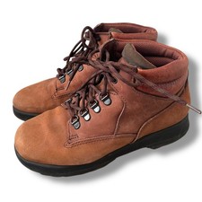 Vintage 90s Dexter Brown Hiking Boots Women's Size 6 W Outdoor Gorpcore USA Made