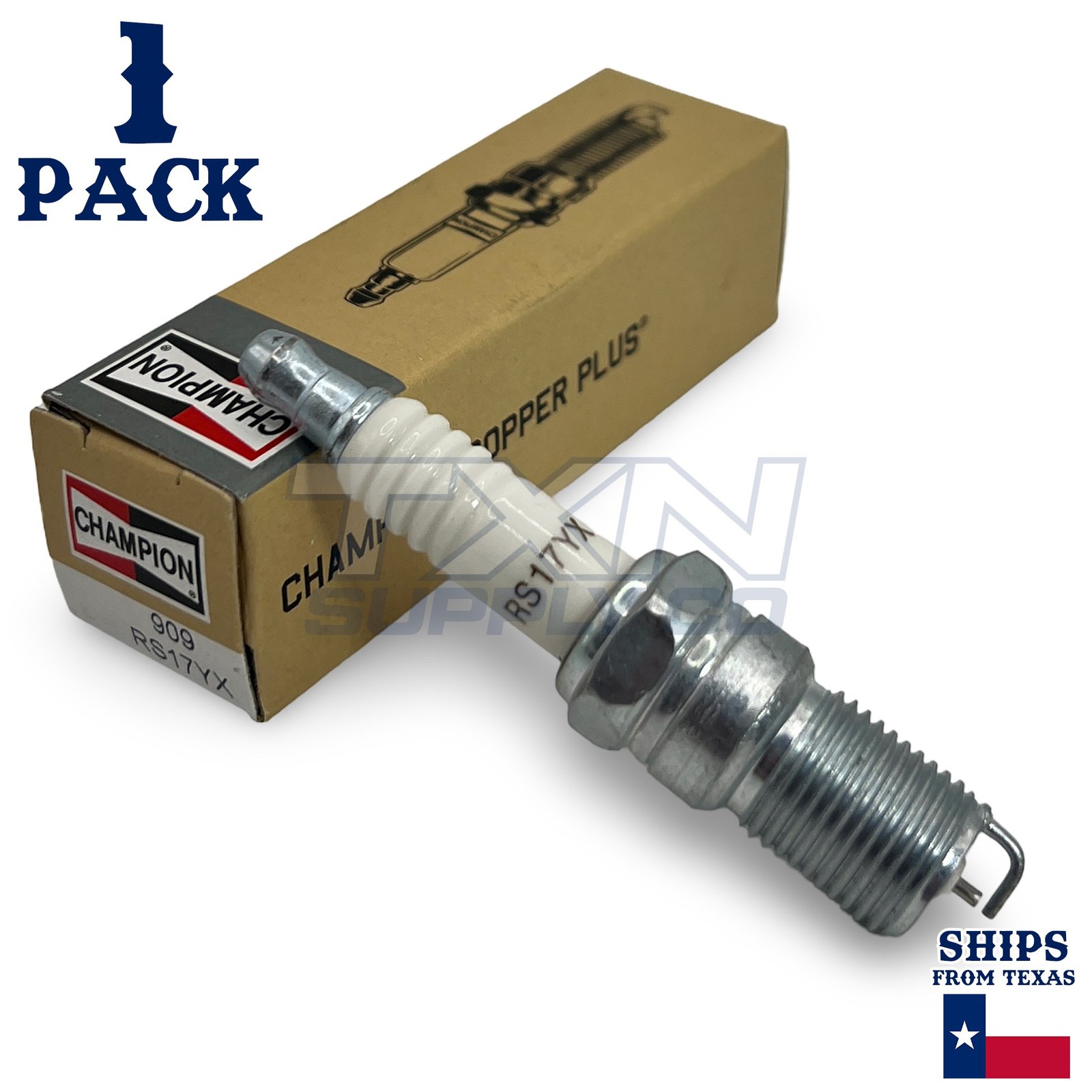 Champion 909 Spark Plug RS17YX - 1 Pack