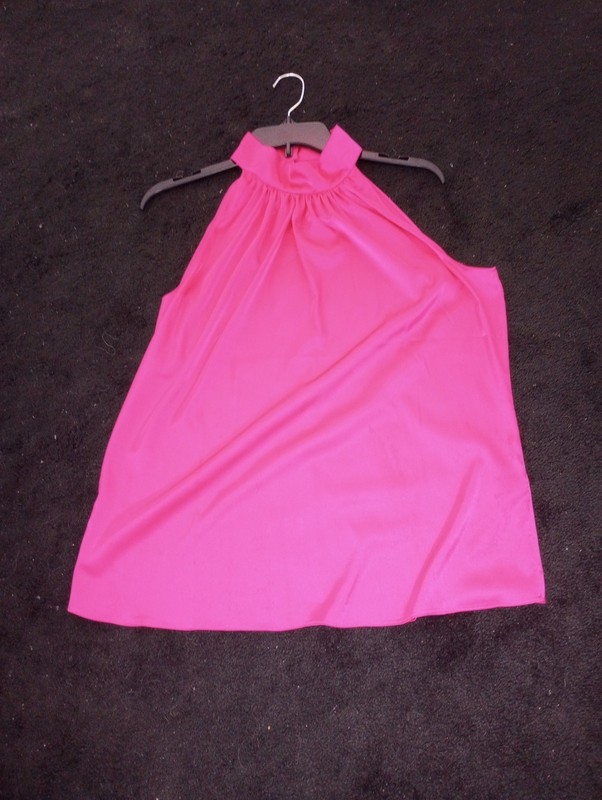 Boston Proper Azalea Charmeuse top halter style size 14