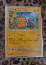 Pikachu 14/30 Sun & Moon 2017  Pokemon Card