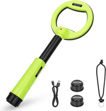 Underwater Metal Detector, IP68 Waterproof Pinpointer with 65FT Depth  Recharge