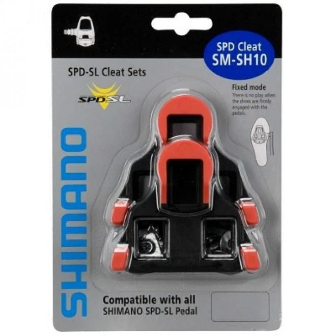 Pedale, Schuhplatten für Pedale, Spd-Sl sm-sh10, Rot, Ohne Spiel CC213010 - Bild 1 von 1