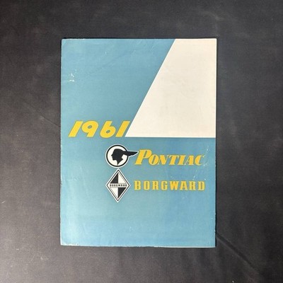 1961 Pontiac Borgwald Special Catalog / Shin Asahi Motors Co., Ltd. American Car