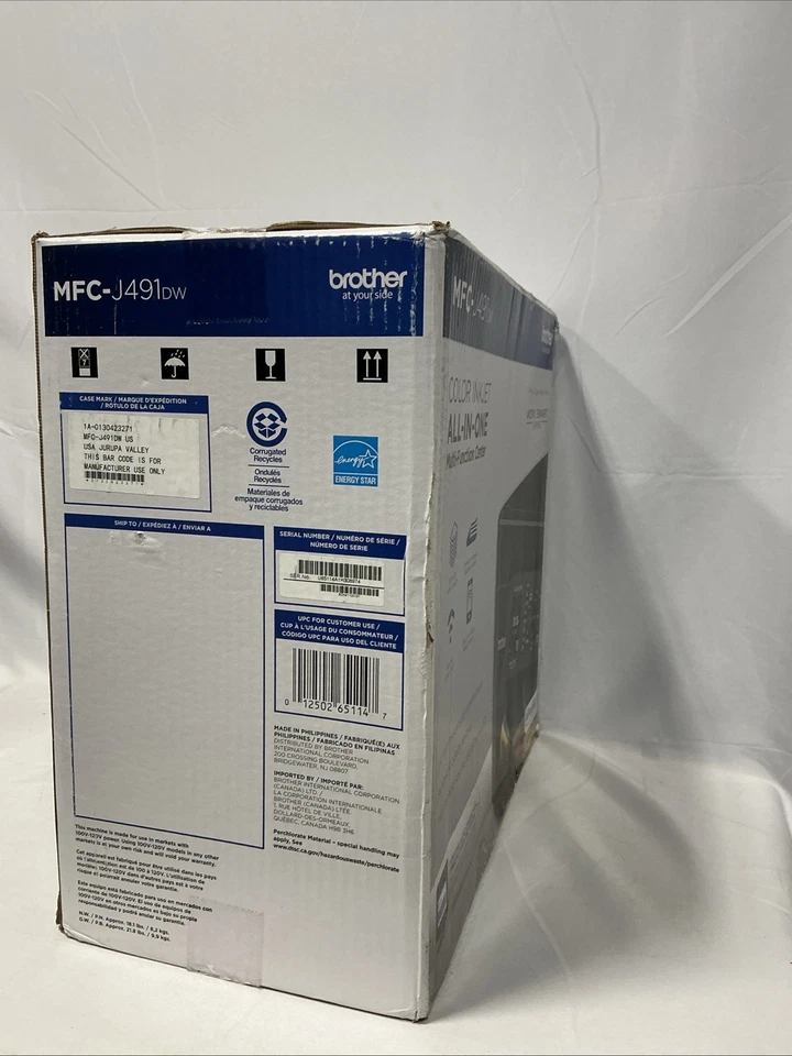 Brother Work Smart MFC-J491DW All-In-One Inkjet Printer - Image 3 of 4