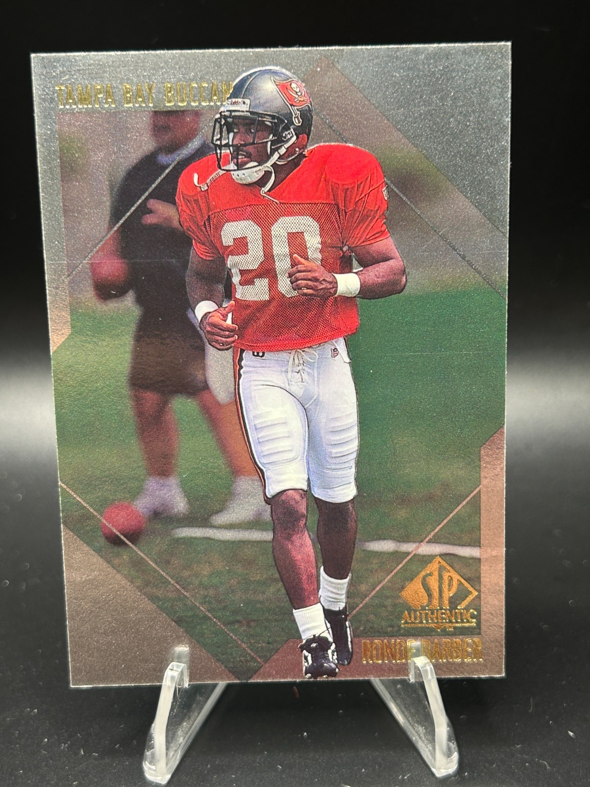 1997 SP Authentic Ronde Barber RC #186 Tampa Bay Buccaneers Football HOF