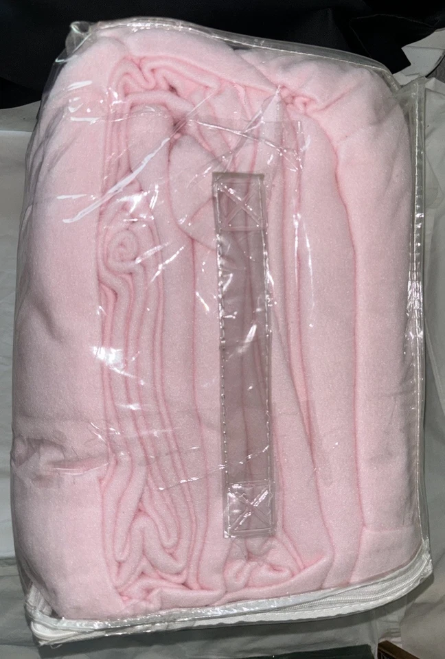 Juego de sábanas Living Quarters Micro Acogedor FLEECE Queen Rosa Nuevo en Paquete $110 Minorista Foto 4 de 4