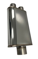 Performance Muffler 3.0 Single  2.5 Dual Body Length 15 Exhaust Y Ss