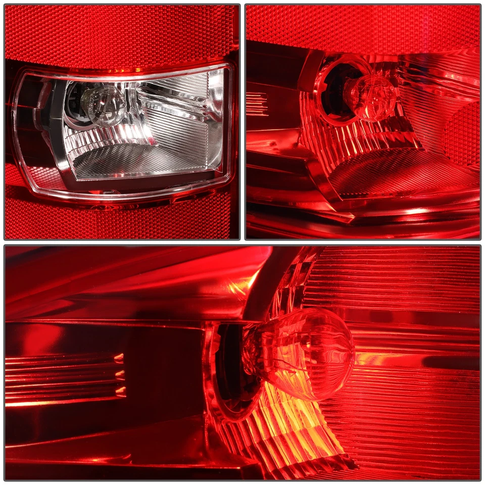 Luz trasera izquierda/lado del conductor lente roja para Chevy Silverado GMC Sierra 2007-2014 Foto 4 de 4