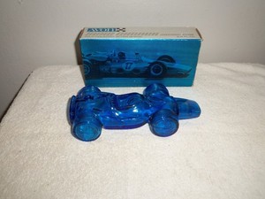 Vintage 1972 Avon "Sure Winner - Race Car Cologne Bottle" Empty w/Original Box