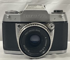 Ihagee Exakta 500 SLR w/ Carl Zeiss Jena Tessar 50mm f/2.8  Take-Up Spool AS-IS