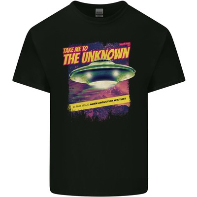 Take Me To The Unknown Alien UFO Kinder T-shirt Kinder