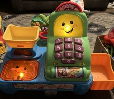 Fisher-Price Laugh 'n' Learn Magic Scan Market Cash Register English  Spanish