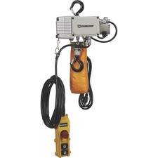 Mini polipasto de cadena eléctrico Strongway, 500 lb. Capacidad, 16,4 pies. Elevador