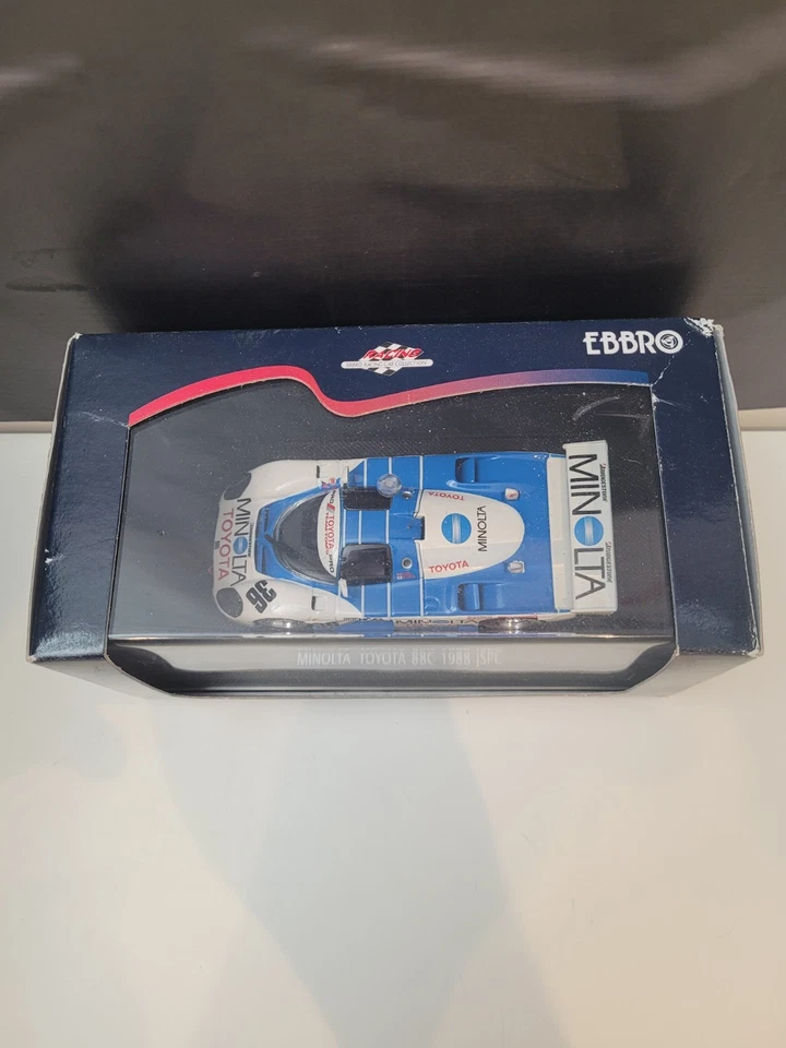Ebbro 1/43 Minolta TOM’s Toyota 88C JSPC #36 (1988) colección de coches de carreras - NUEVO Foto 2 de 4