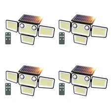 Outdoor Solar Lights for Outside, 324 LED 3000LM Motion Sensor Outdoor Lights...