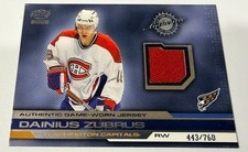 DAINIUS ZUBRUS ~ 2001 PACIFIC TRADING#443/760🟥GU CARD#️⃣36✴MONTREAL CANADIENS💥