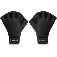 Webbed Aquatic Gloves for Enhanced Resistance  Upper Body Strength Training