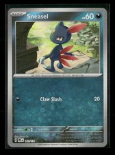 Sneasel (Master Ball Pattern) 061/131 Holo Prismatic Evolutions NM/M Pokemon