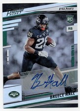 2022 PRESTIGE BREECE HALL AUTOGRAPHED ROOKIE CARD. rookie card picture